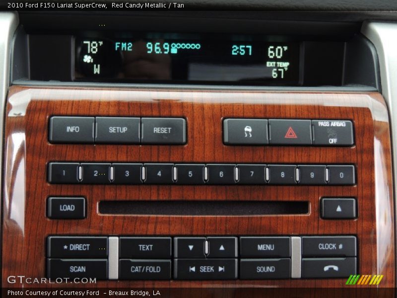 Red Candy Metallic / Tan 2010 Ford F150 Lariat SuperCrew