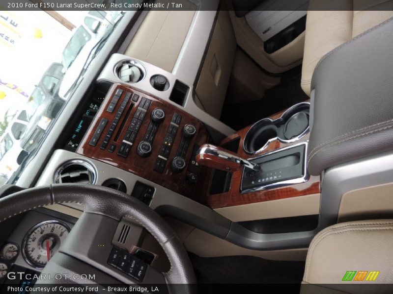 Red Candy Metallic / Tan 2010 Ford F150 Lariat SuperCrew