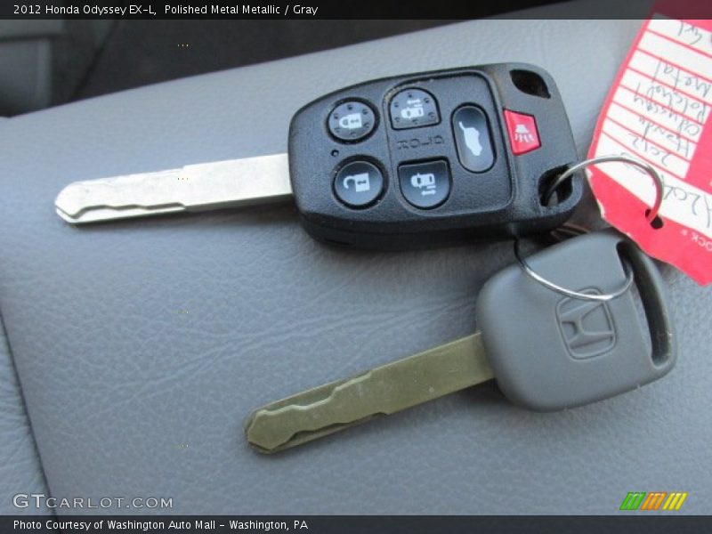 Polished Metal Metallic / Gray 2012 Honda Odyssey EX-L