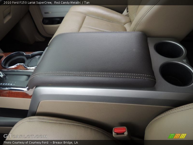 Red Candy Metallic / Tan 2010 Ford F150 Lariat SuperCrew