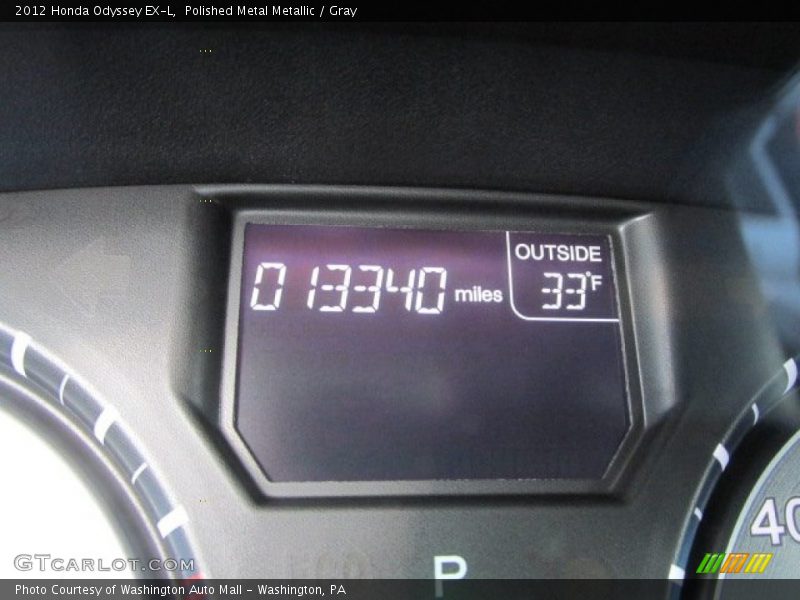 Polished Metal Metallic / Gray 2012 Honda Odyssey EX-L