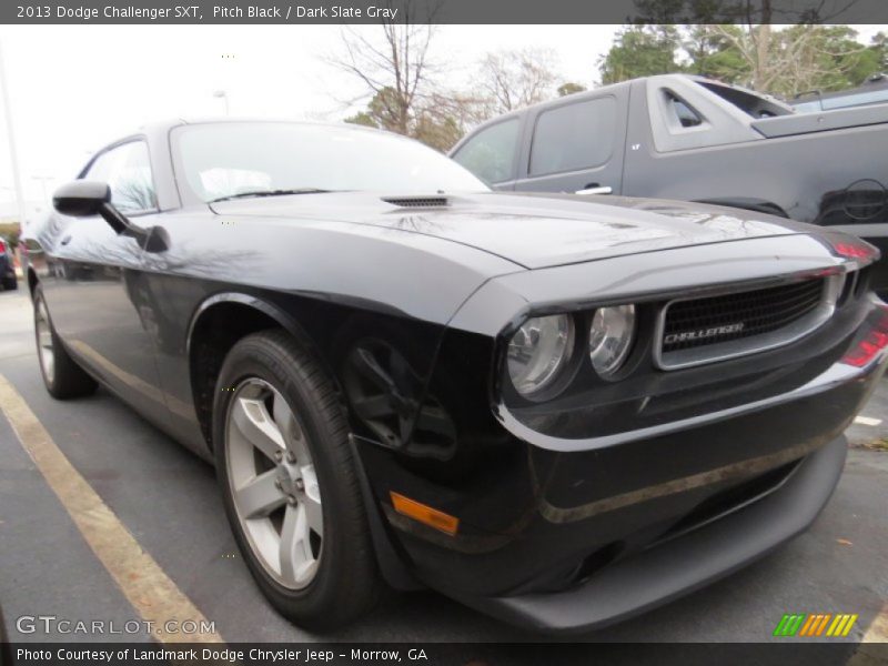 Pitch Black / Dark Slate Gray 2013 Dodge Challenger SXT