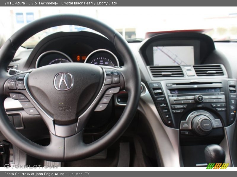 Crystal Black Pearl / Ebony Black 2011 Acura TL 3.5 Technology