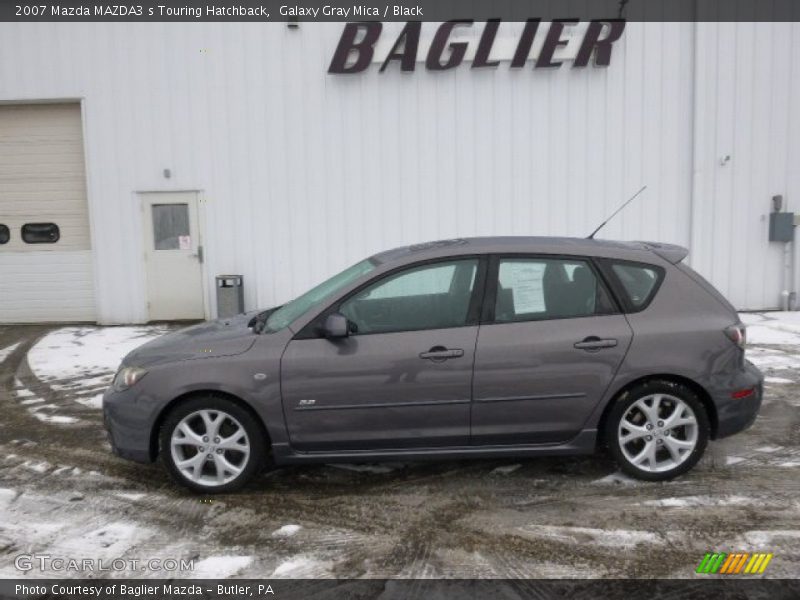 Galaxy Gray Mica / Black 2007 Mazda MAZDA3 s Touring Hatchback