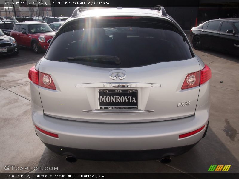 Liquid Platinum Metallic / Graphite 2006 Infiniti FX 35 AWD