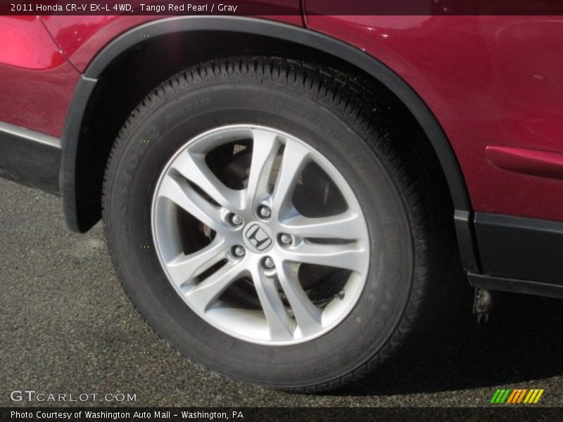 Tango Red Pearl / Gray 2011 Honda CR-V EX-L 4WD