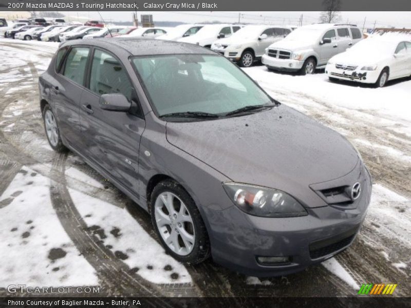 Galaxy Gray Mica / Black 2007 Mazda MAZDA3 s Touring Hatchback