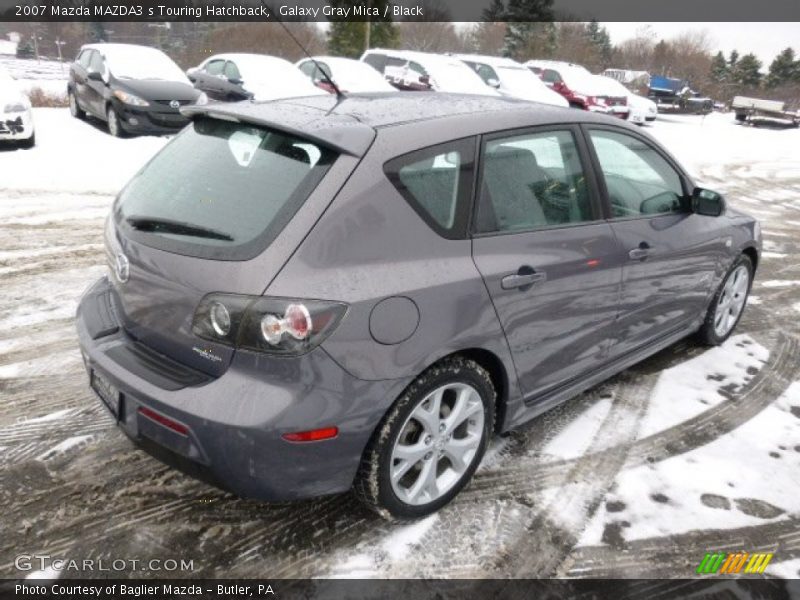 Galaxy Gray Mica / Black 2007 Mazda MAZDA3 s Touring Hatchback