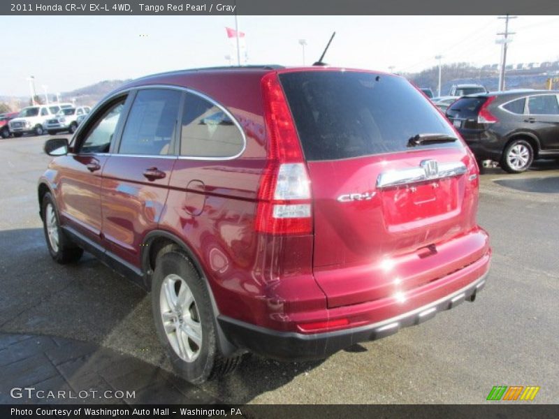 Tango Red Pearl / Gray 2011 Honda CR-V EX-L 4WD