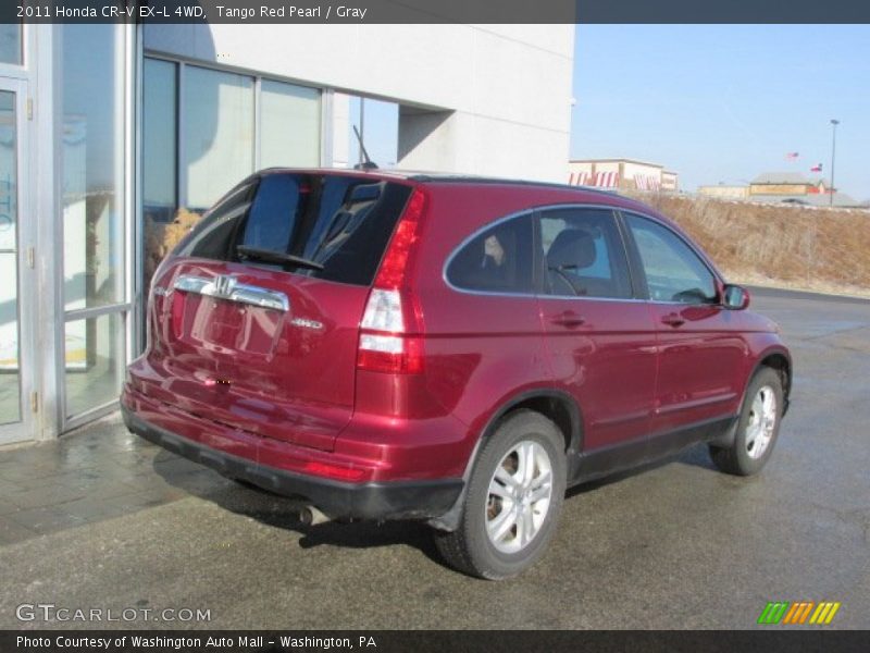 Tango Red Pearl / Gray 2011 Honda CR-V EX-L 4WD