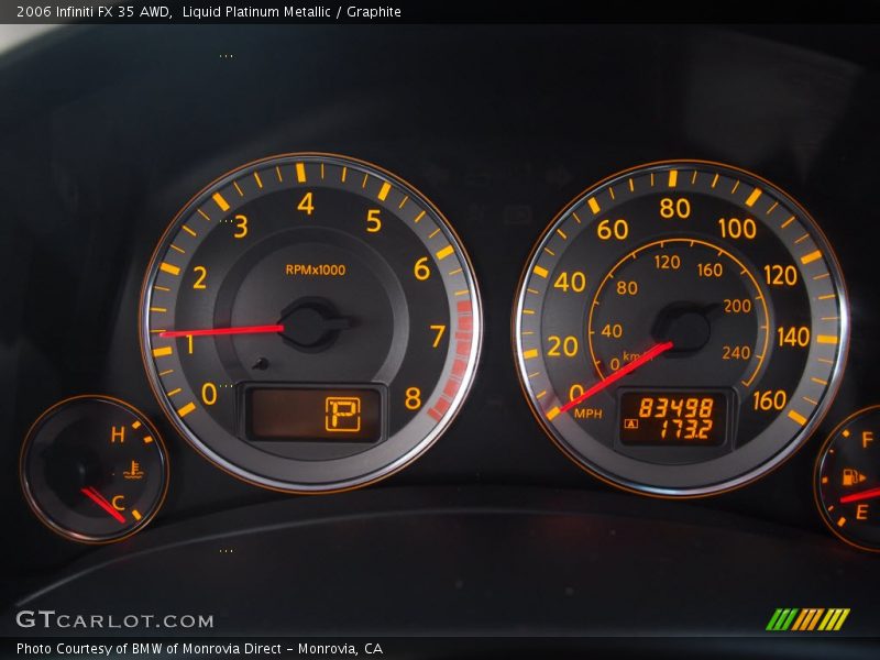 Liquid Platinum Metallic / Graphite 2006 Infiniti FX 35 AWD
