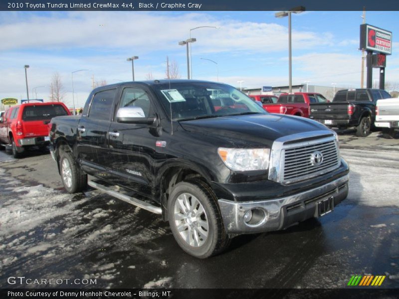 Black / Graphite Gray 2010 Toyota Tundra Limited CrewMax 4x4