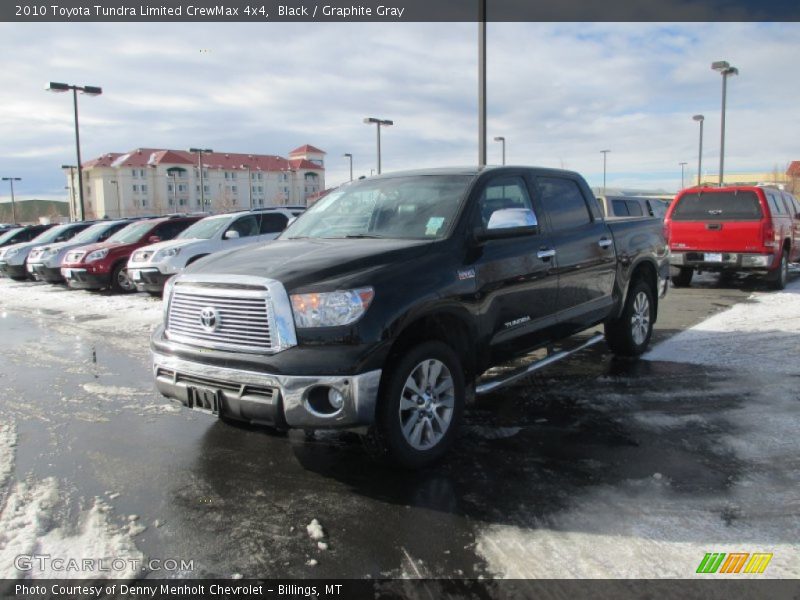 Black / Graphite Gray 2010 Toyota Tundra Limited CrewMax 4x4