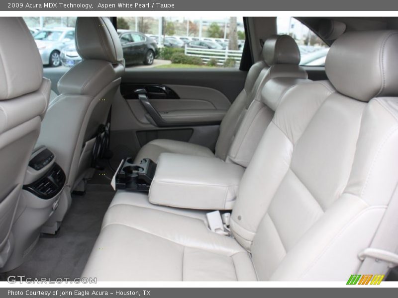 Aspen White Pearl / Taupe 2009 Acura MDX Technology