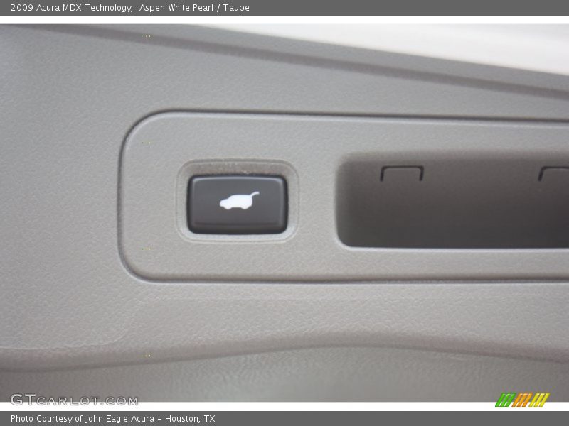 Aspen White Pearl / Taupe 2009 Acura MDX Technology