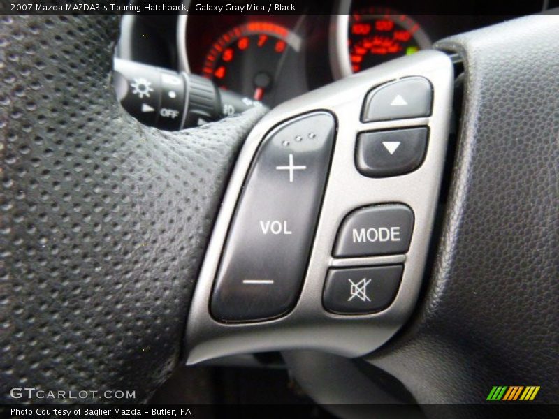 Galaxy Gray Mica / Black 2007 Mazda MAZDA3 s Touring Hatchback