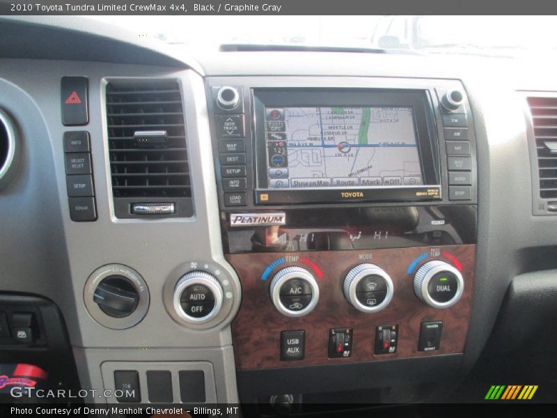 Black / Graphite Gray 2010 Toyota Tundra Limited CrewMax 4x4