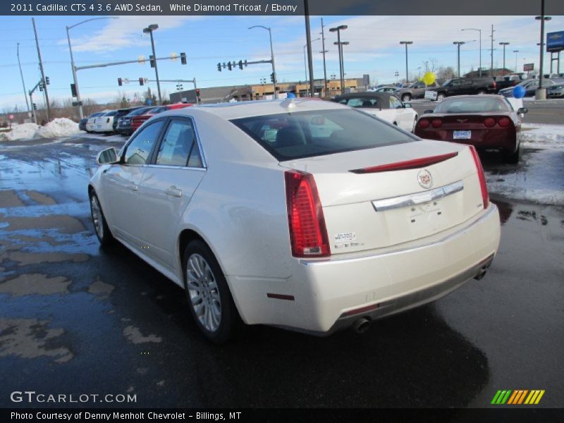 White Diamond Tricoat / Ebony 2011 Cadillac CTS 4 3.6 AWD Sedan