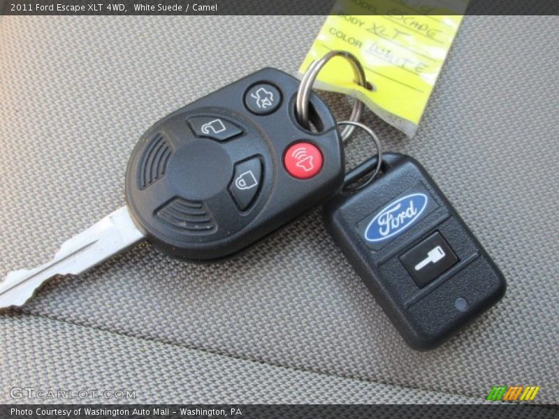 White Suede / Camel 2011 Ford Escape XLT 4WD