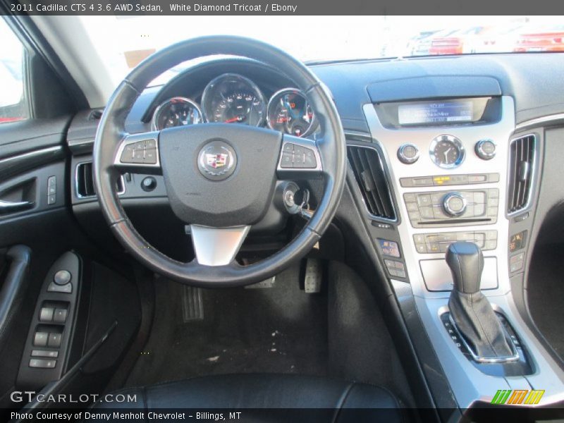 White Diamond Tricoat / Ebony 2011 Cadillac CTS 4 3.6 AWD Sedan