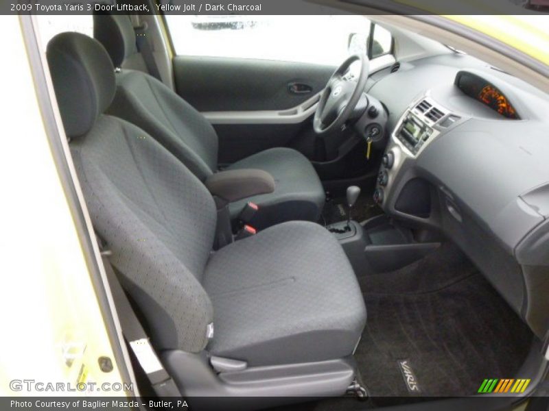 Yellow Jolt / Dark Charcoal 2009 Toyota Yaris 3 Door Liftback