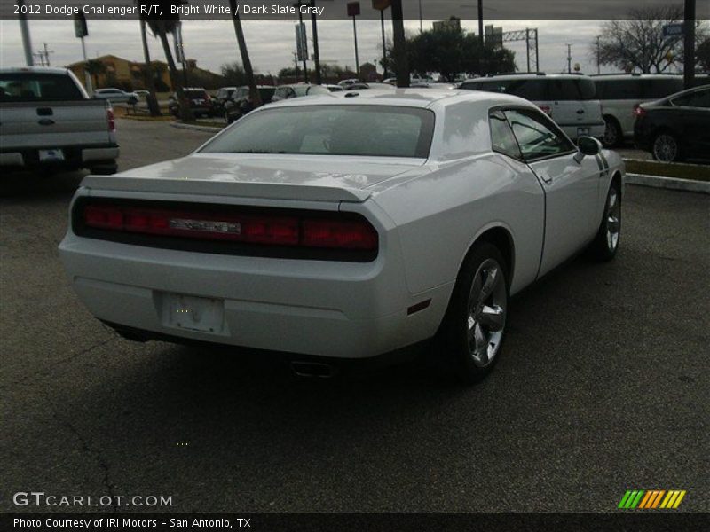 Bright White / Dark Slate Gray 2012 Dodge Challenger R/T