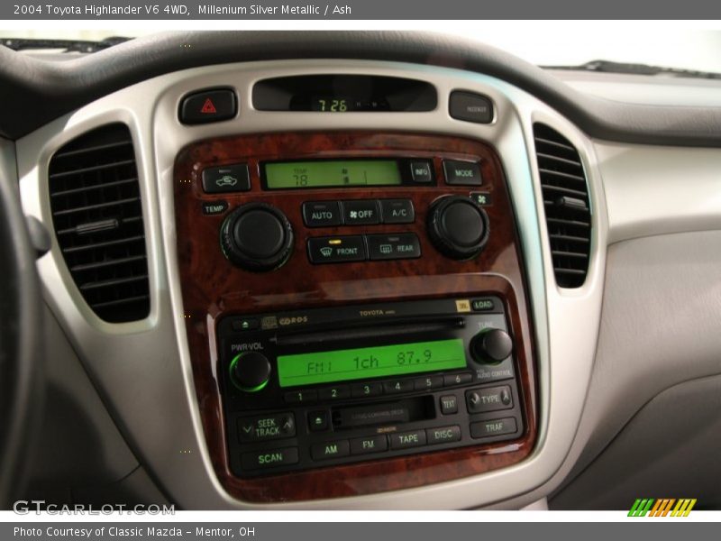 Millenium Silver Metallic / Ash 2004 Toyota Highlander V6 4WD