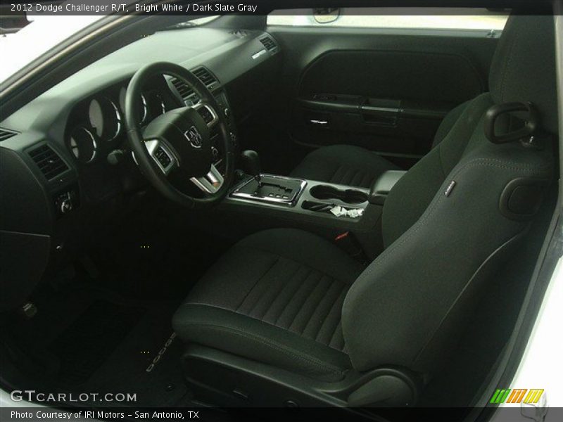 Bright White / Dark Slate Gray 2012 Dodge Challenger R/T