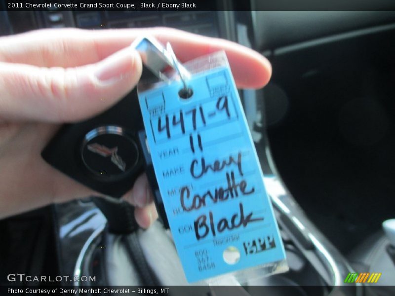 Black / Ebony Black 2011 Chevrolet Corvette Grand Sport Coupe