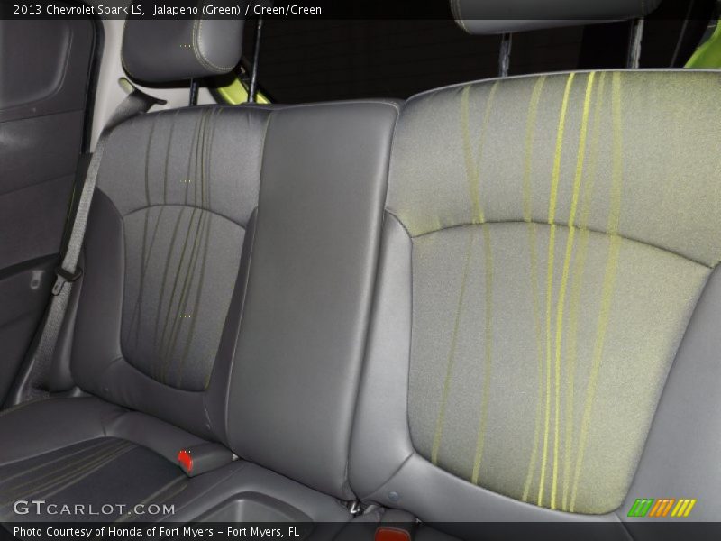 Jalapeno (Green) / Green/Green 2013 Chevrolet Spark LS