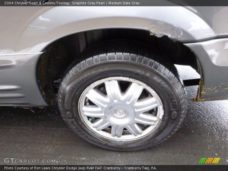 Graphite Gray Pearl / Medium Slate Gray 2004 Chrysler Town & Country Touring