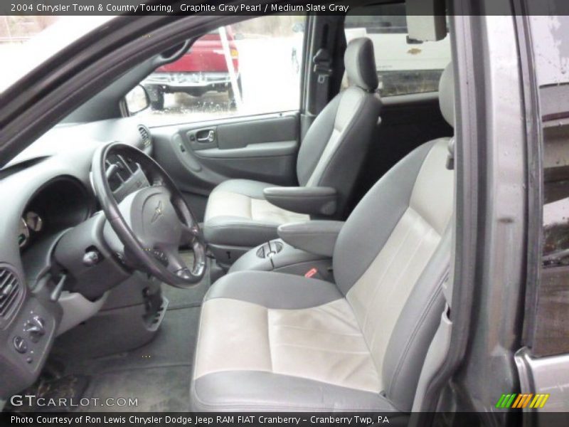 Graphite Gray Pearl / Medium Slate Gray 2004 Chrysler Town & Country Touring