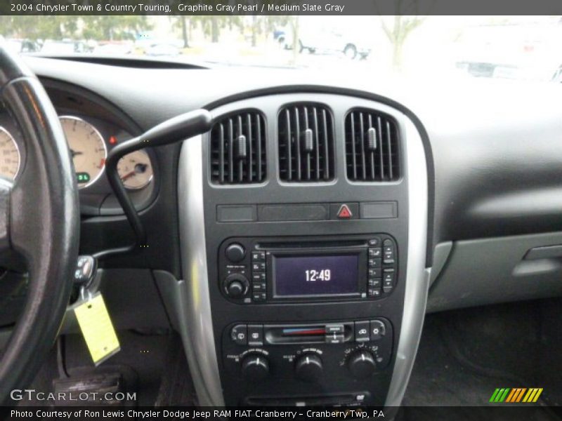 Graphite Gray Pearl / Medium Slate Gray 2004 Chrysler Town & Country Touring