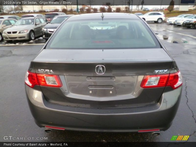 Grigio Metallic / Ebony 2010 Acura TSX Sedan