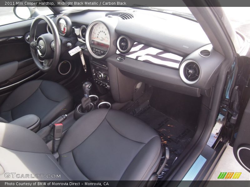 Midnight Black Metallic / Carbon Black 2011 Mini Cooper Hardtop