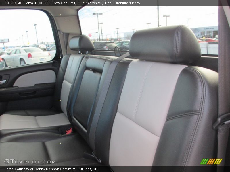 Summit White / Light Titanium/Ebony 2012 GMC Sierra 1500 SLT Crew Cab 4x4