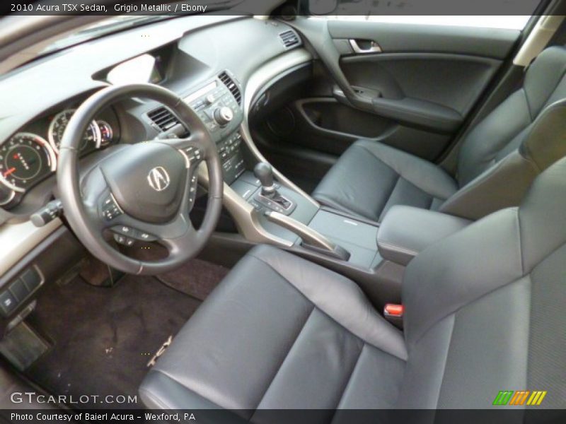 Grigio Metallic / Ebony 2010 Acura TSX Sedan