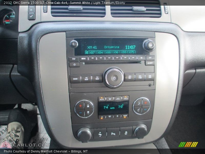 Controls of 2012 Sierra 1500 SLT Crew Cab 4x4