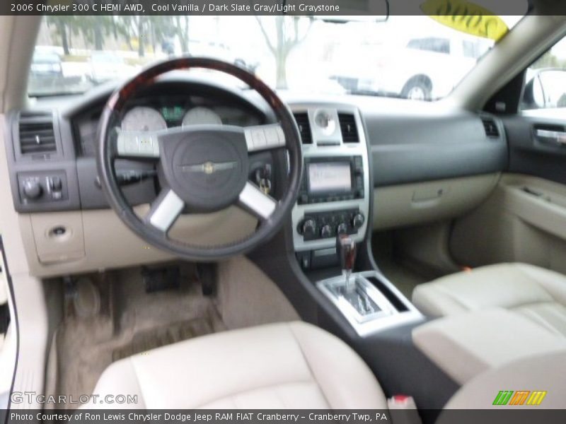 Cool Vanilla / Dark Slate Gray/Light Graystone 2006 Chrysler 300 C HEMI AWD