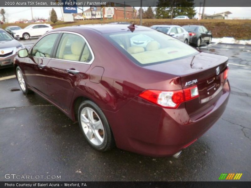 Basque Red Pearl / Parchment 2010 Acura TSX Sedan