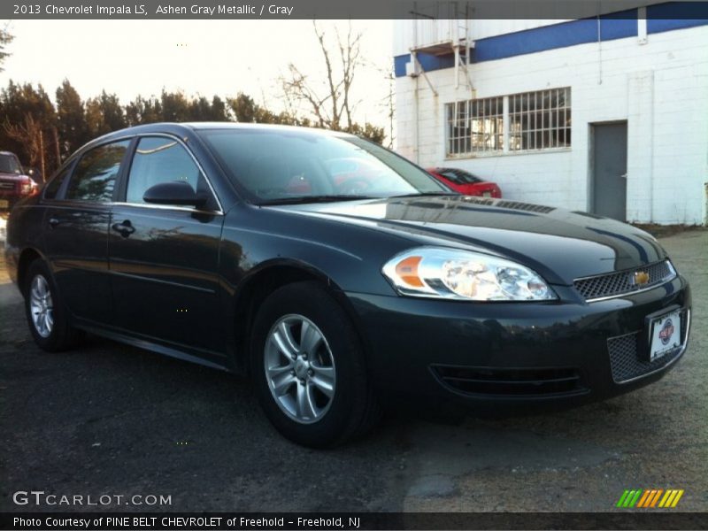 Ashen Gray Metallic / Gray 2013 Chevrolet Impala LS