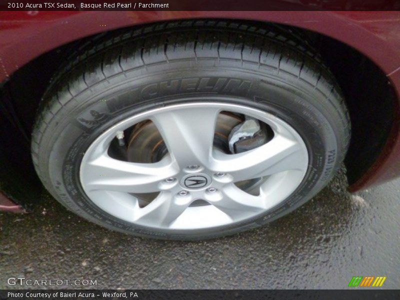 Basque Red Pearl / Parchment 2010 Acura TSX Sedan
