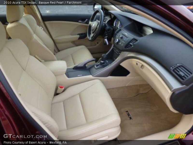 Front Seat of 2010 TSX Sedan