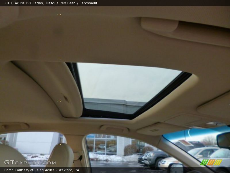 Basque Red Pearl / Parchment 2010 Acura TSX Sedan