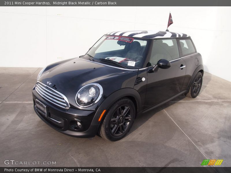 Midnight Black Metallic / Carbon Black 2011 Mini Cooper Hardtop
