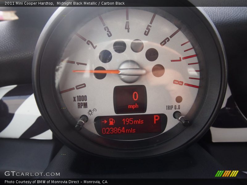 Midnight Black Metallic / Carbon Black 2011 Mini Cooper Hardtop