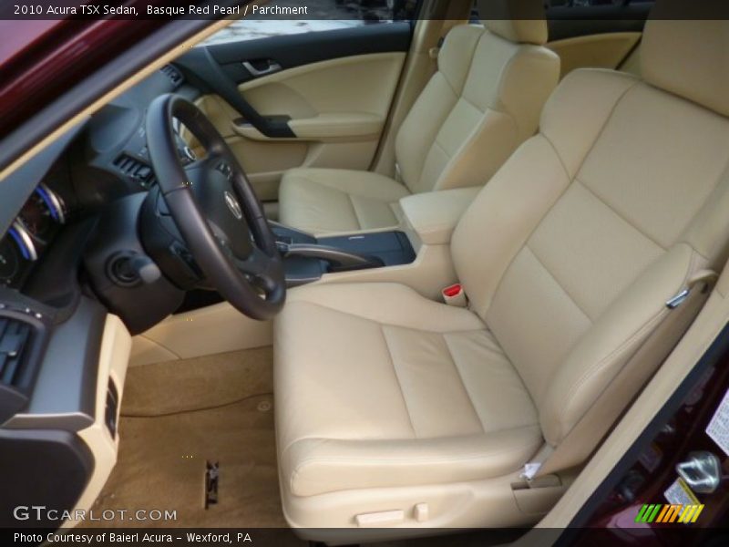 Front Seat of 2010 TSX Sedan