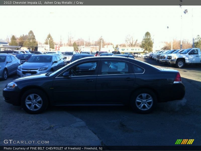 Ashen Gray Metallic / Gray 2013 Chevrolet Impala LS