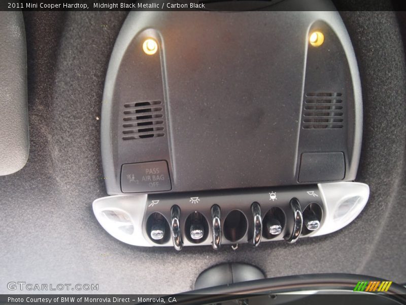 Midnight Black Metallic / Carbon Black 2011 Mini Cooper Hardtop