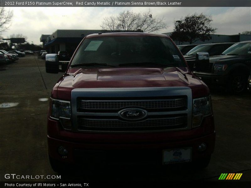 Red Candy Metallic / Platinum Sienna Brown/Black Leather 2012 Ford F150 Platinum SuperCrew